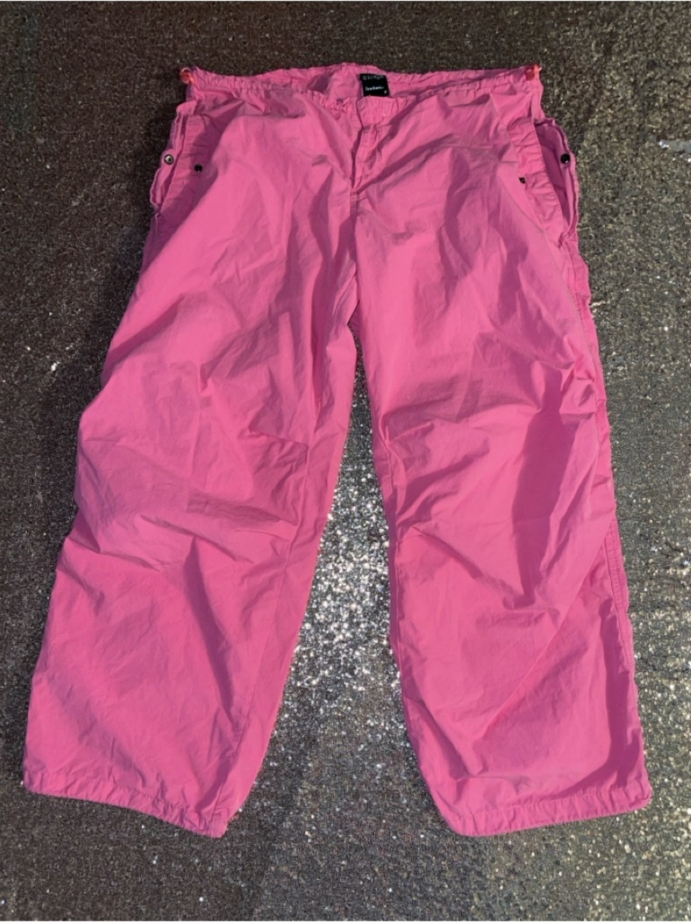 Bubblegum Pink Cargo-Style Jogger Pants